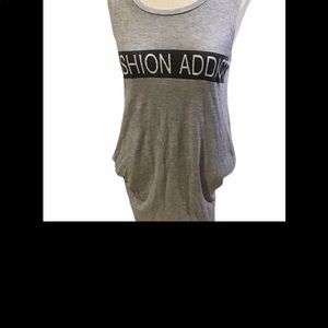Enough about me Fashion Addison long tank top